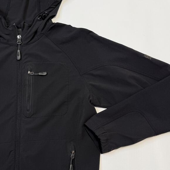 Outdoor Research Jacket Womens Small Black Softshell Hooded Full Zip Hiking - Picture 6 of 14